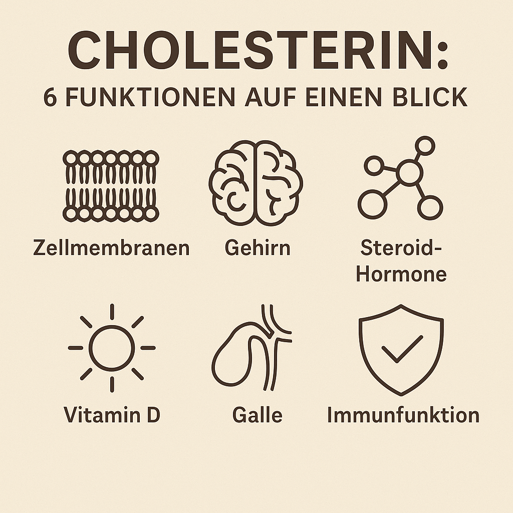 Die 6 Funktionen von Cholesterin