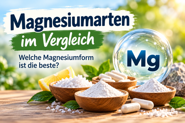Die verschiedenen Magnesiumarten im Vergleich