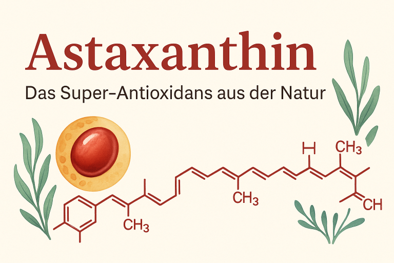Natürliches Astaxanthin aus Mikroalgen – rotes Carotinoid mit antioxidativer Wirkung zum Zellschutz und für mehr Vitalität.
