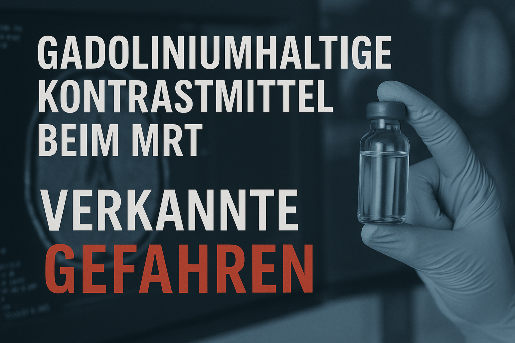 Gadolinium enthaltende Kontrastmittel als Gefahr