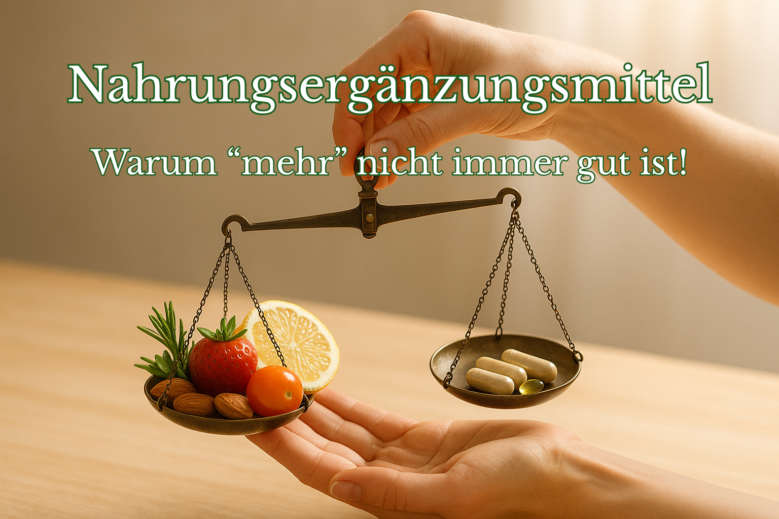 Nahrungsergänzung Kombinationen - was wirklich sinnvoll ist