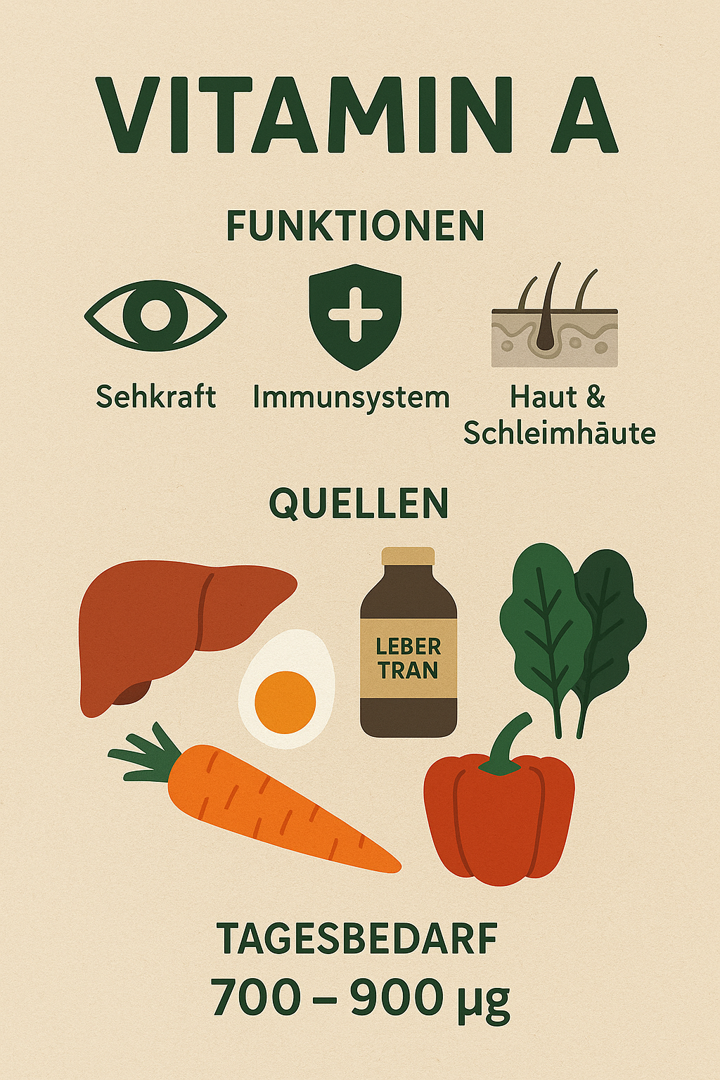 Übersicht und Funktionen von Vitamin A