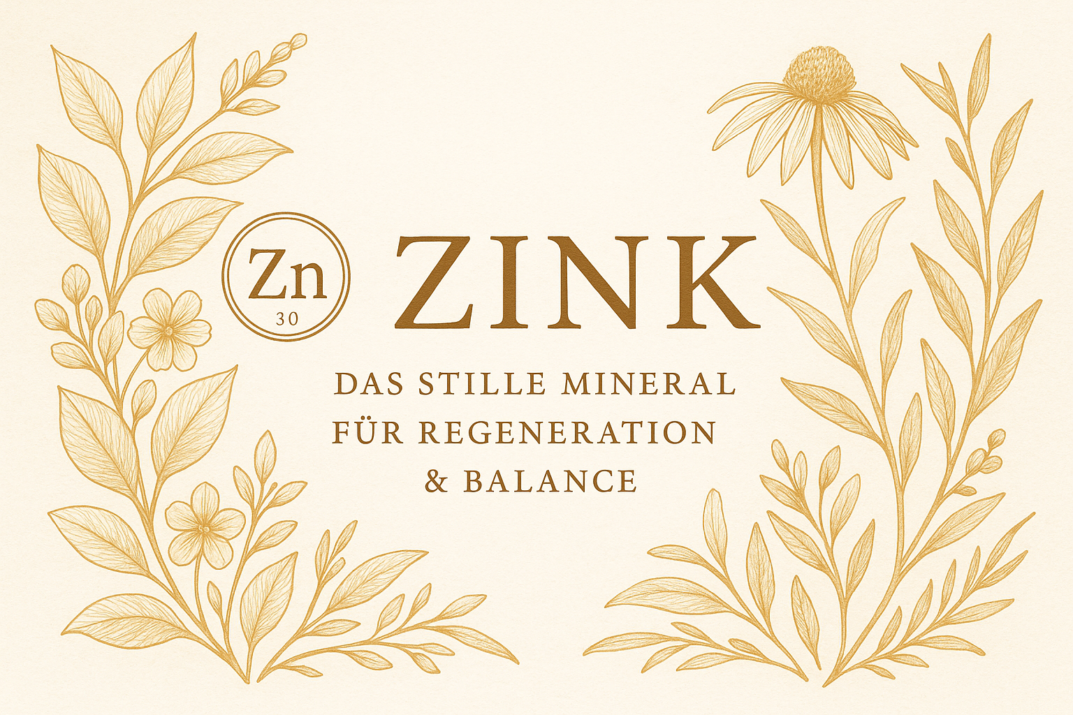 Zink - das stille Mineral für Regeneration und Balance