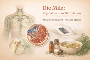 Die Milz . Regulation ohne Stimulation