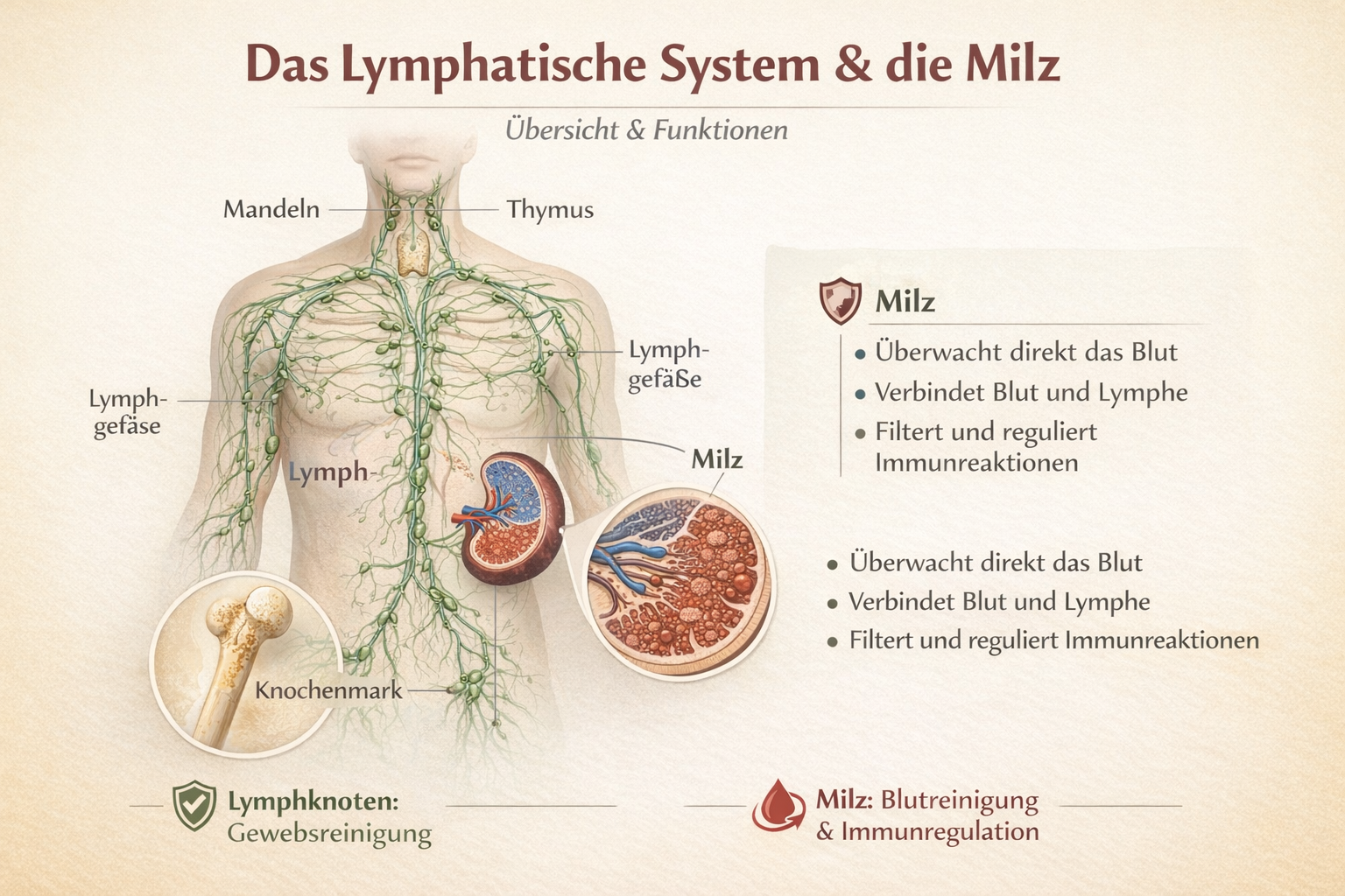 Die Milz und das Lymphatische System 