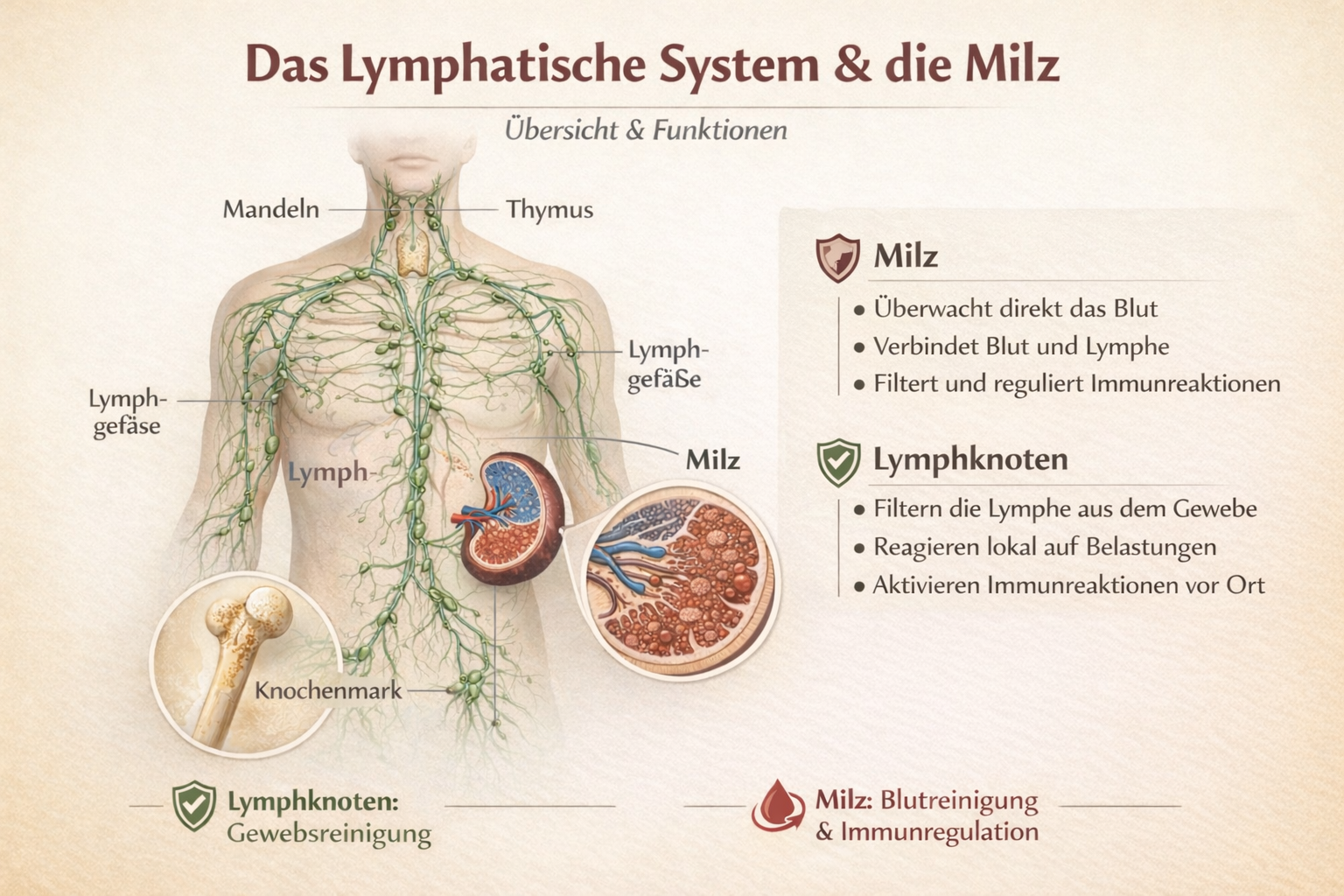 Die Milz und das Lymphatische System 