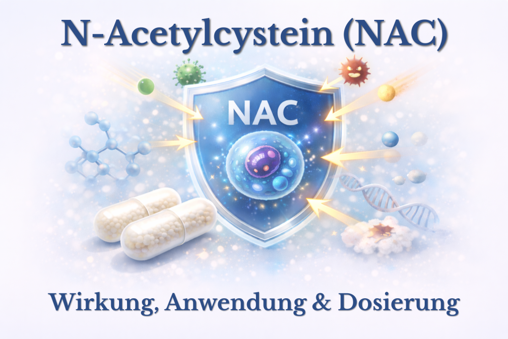 N-Acetylcystein, Wirkung, Dosierung und Anwendung.