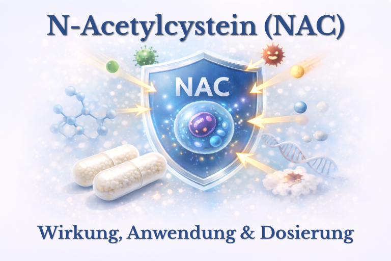 N-Acetylcystein, Wirkung, Dosierung und Anwendung.