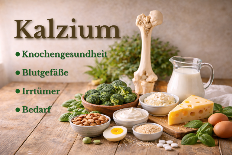 Kalzium für Knochengesundheit und Blutgefäße, Lebensmittel, die viel Calcium entahlten