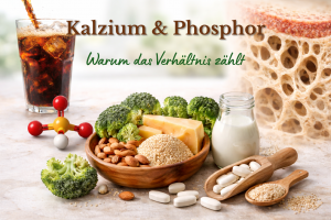 Das Kalzium-Phosphor-Verhältnis ist extrem wichtig für die Knochengesundheit.