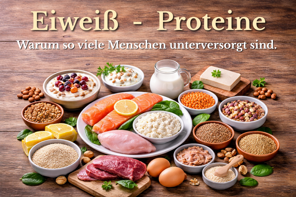Eiweiß - Proteine, warum viele Menschen unterversorgt sind.