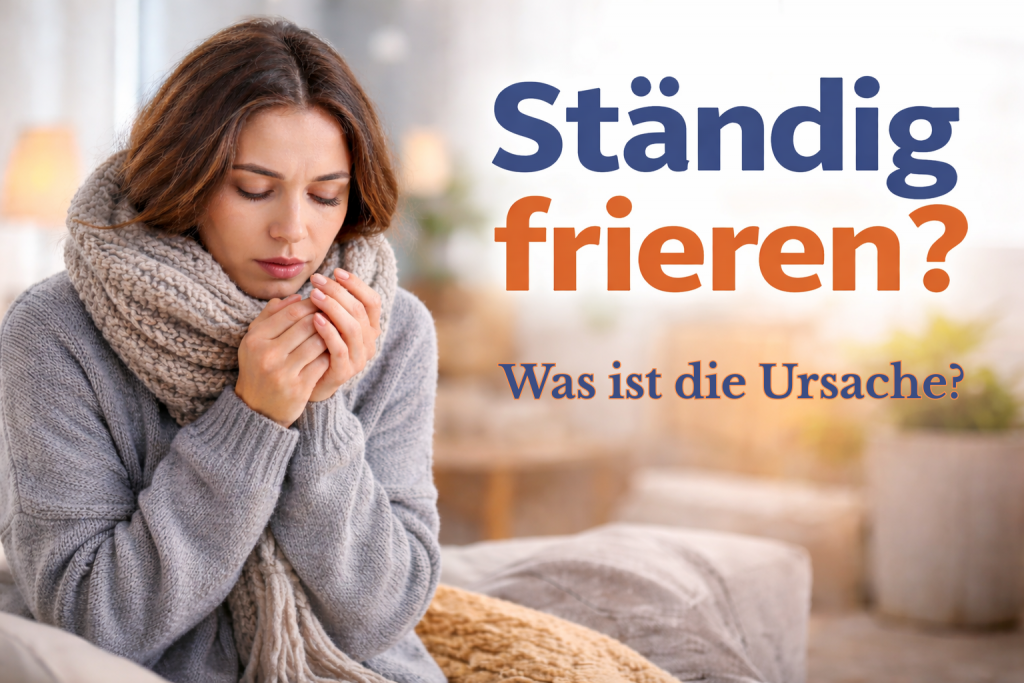 Ständiges Frieren und kalte Hände und Füße können einige Ursachen haben.