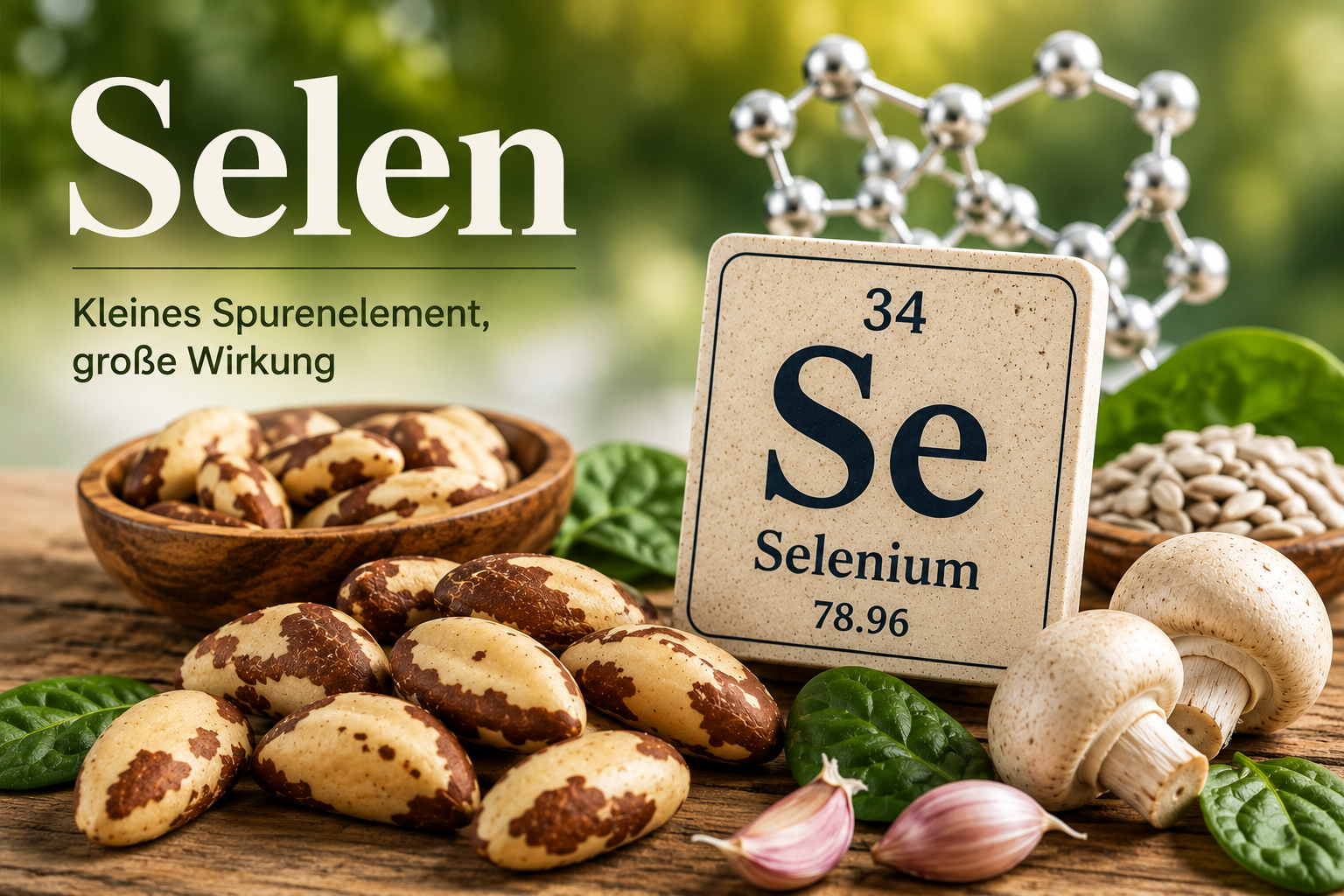 Selen ist ein ein wichtiges Spurenelement, das oft vergessen wird.