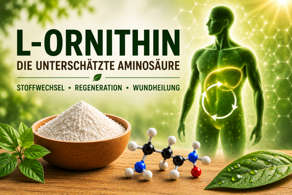 L-Ornithin, die Aminosäure für Leberunterstützung und Wundheilung